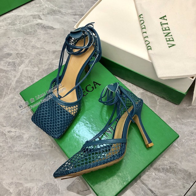 BOTTEGA VENETA高端時尚女鞋 寶緹嘉22春夏新款網紗高跟鞋 dx3529